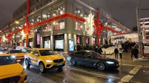 Центр Москвы на новогодних праздниках | Кузнецкий мост | Камергерский переулок | Тверской бульвар