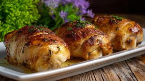 БОЛЬШЕ НЕ ЖАРЮ КУРИЦУ! Сочные куриные ножки с секретной начинкой в духовке.