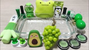 ЗЕЛЕНЫЙ слайм АСМР! Вкусное видео со слаймом ASMR