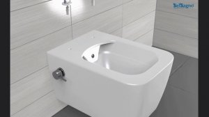 Унитаз подвесной BelBagno Due BB3103CHR-BS/SC безободковый, с функцией биде, с сиденьем микролифт