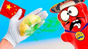 САМАЯ ВОНЮЧАЯ ЕДА ИЗ КИТАЯ ДЛЯ ЖЕЛЕЙНОГО МЕДВЕДЯ ВАЛЕРЫ