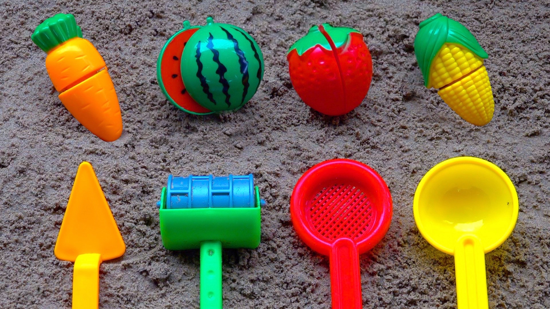 Учим Названия Цветов и Названия Овощей и Фруктов | Детские Инструменты | Развивающий мультик смотреть онлайн