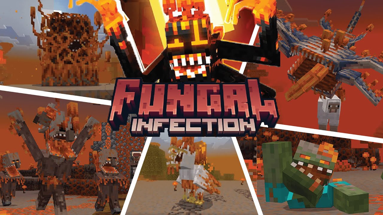Грибковая инфекция Аддон - Полный Показ | Майнкрафт Бедрок Аддон смотреть онлайн