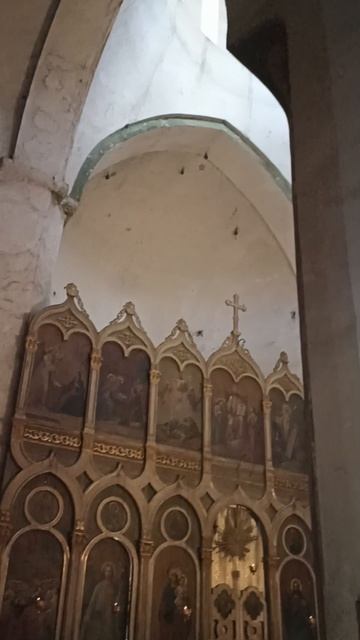 Богослужение в Успенском храме крепости Ананури (Грузия) 22.06.2025