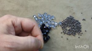 Колье из бисера и бусин 🌹