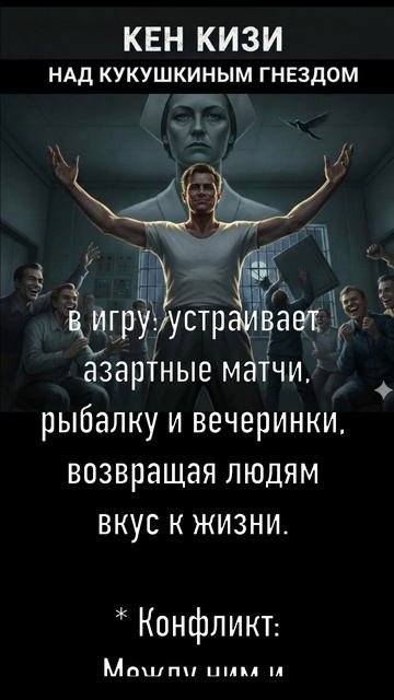 КЕН КИЗИ "НАД КУКУШКИНЫМ ГНЕЗДОМ" - ВСЕ КНИГИ МИРА ЗА МИНУТУ смотреть онлайн