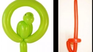 КАК СДЕЛАТЬ ПОПУГАЯ И МЕЧ ИЗ ШАРИКА ШДМ