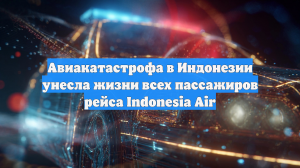 В Индонезии самолет с пассажирами на борту исчез с радаров