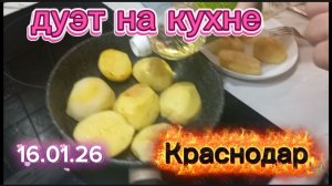 16/1 26 ТО ДОЖДЬ,ТО СНЕГ.УГРОБИЛА КАСТРЮЛЮ. ПУРГА В КРАСНОДАРЕ. ПОЖИТЬ ПО-ЮЖНОМУ. МОЙ ЛЮБИМЫЙ УЖИН.