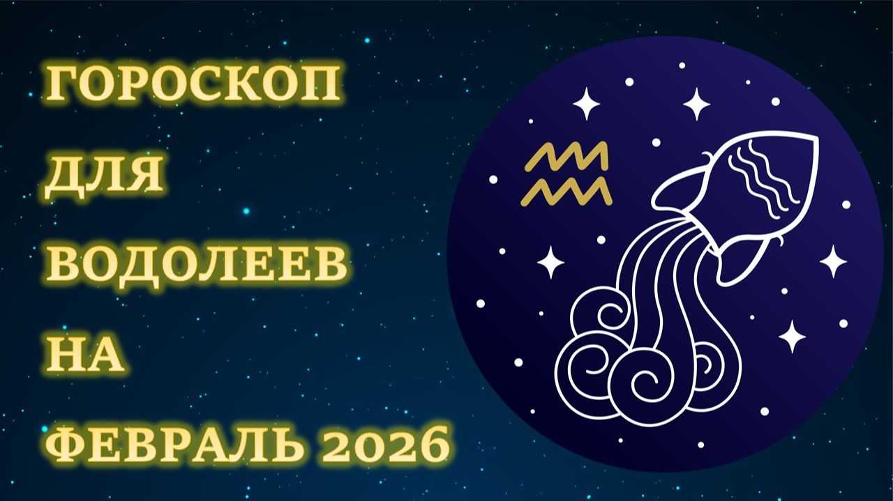 ГОРОСКОП ДЛЯ ВОДОЛЕЕВ НА ФЕВРАЛЬ 2026 смотреть онлайн