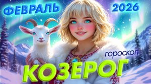 Козерог гороскоп на Февраль 2026 ☀️ СОЛНЕЧНОЕ затмение в секторе денег