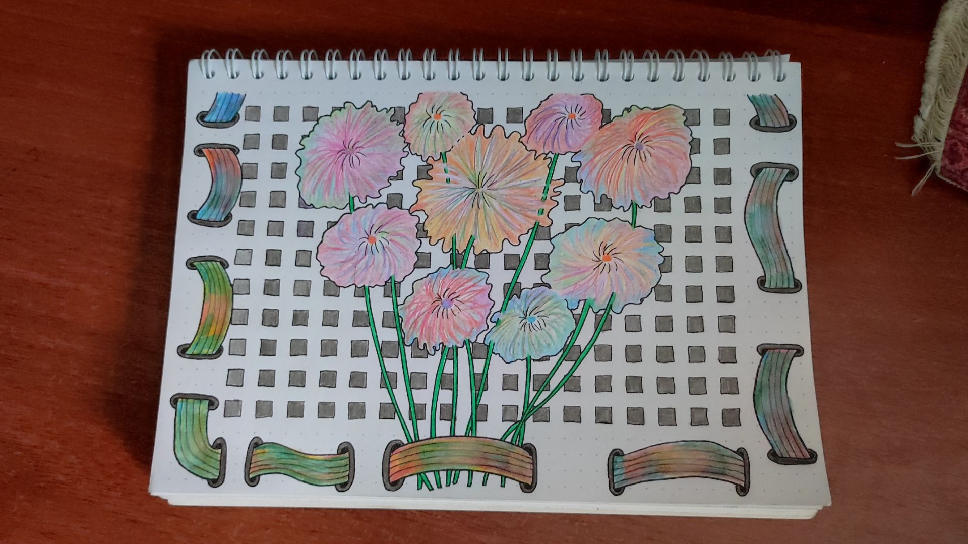 Рисую букет цветов ЗенАрт смотреть онлайн