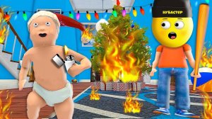 РЕБЕНОК В ЖЕЛТОМ ИСПОРТИЛ РОЖДЕСТВО в Who's Your Daddy