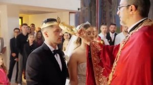 Европейская славянская свадьба. Серб и хорватка.