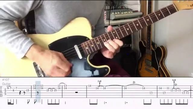 Robben Ford-Step On It (guitar solo,tab) смотреть онлайн