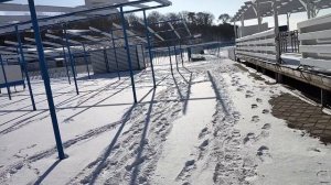 Анапа. Мороз и солнце! Заснеженный пляж Высокий Берег 17 января 2026. 14.00