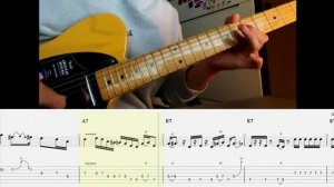 Kirk Fletcher-Dupree Blues(guitar solo,tab)