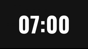 7 минут таймер