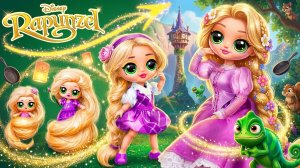 Взросление Рапунцель! 32 идеи для Кукол ЛОЛ ОМГ!