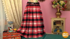 Юбка в клетку: нестареющая классика от Ольги Никишичевой. Доброе утро. Суббота. Фрагмент выпуска ...
