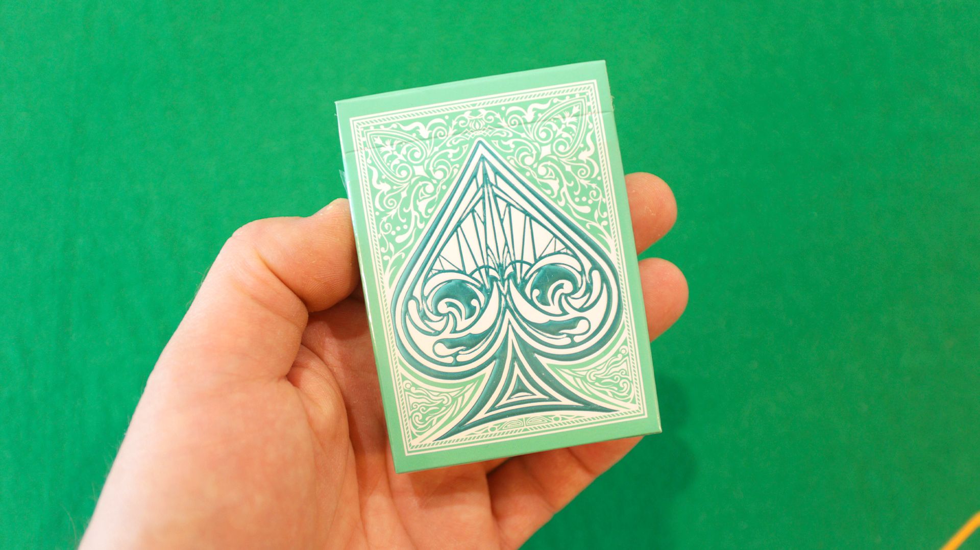 Обзор колоды Temple Green (Зелёный храм) / Карты для фокусов и покера / Где купить #хобби смотреть онлайн