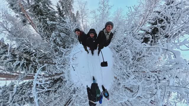 По эко-тропе Петяярви 1.01.2026