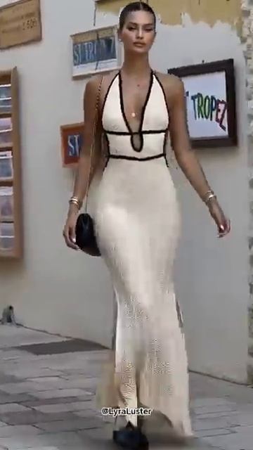 Cream Crochet Halter Maxi Dress 🔥 Saint-Tropez Vacation Outfit 2026 #shorts #ootd #outfitideas смотреть онлайн