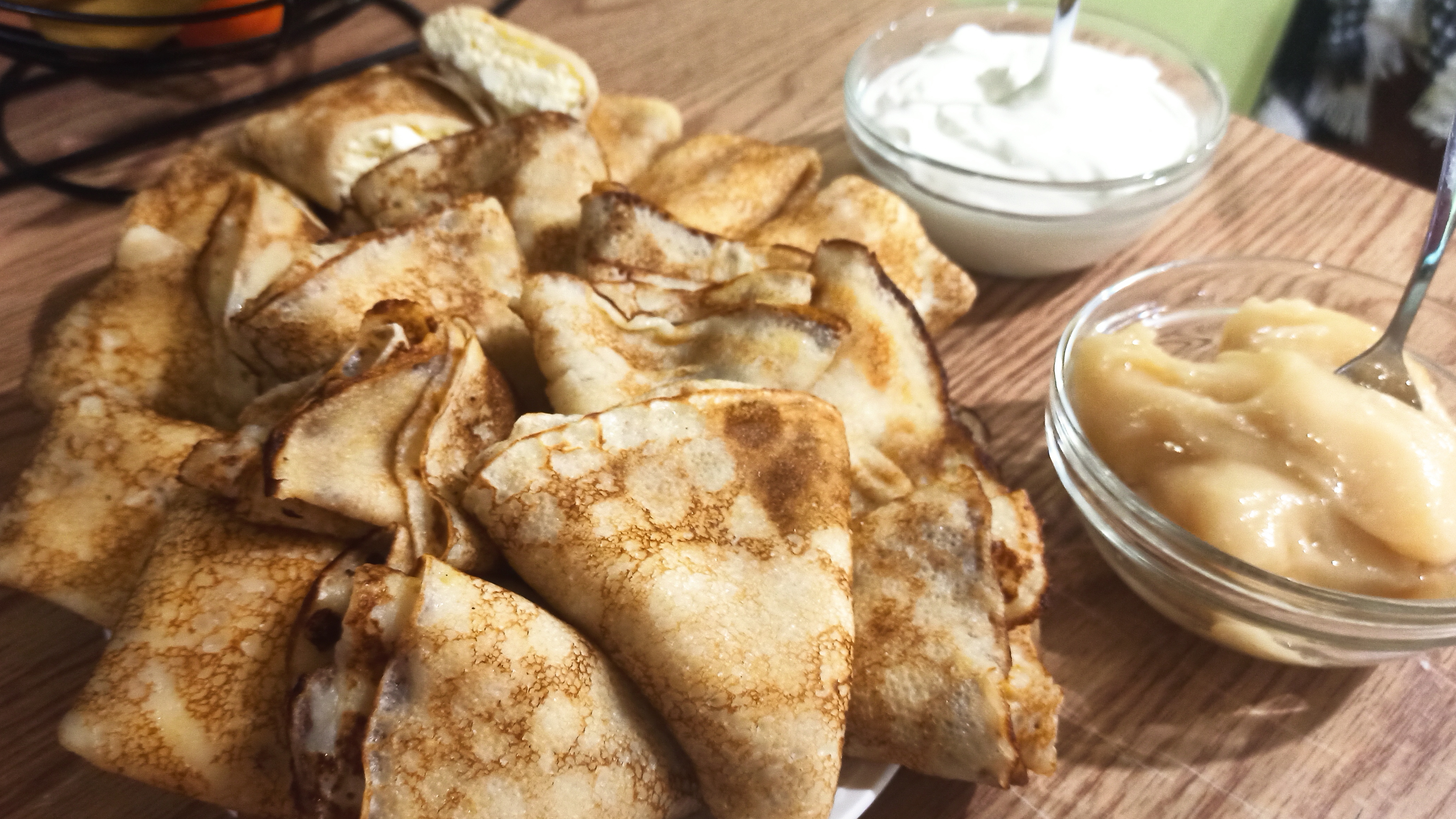 Ажурные блины на кефире. смотреть онлайн