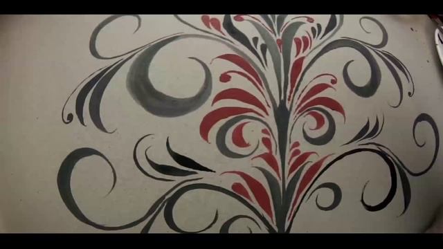 Хохломская роспись. Надежда Лушина