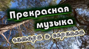Скрипка и гитара, прекрасная музыка для вашего отдыха. Музыка для души