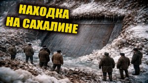 В 1956 году на Сахалине рабочие обнаружили огромную металлическую дверь уходящую под землю