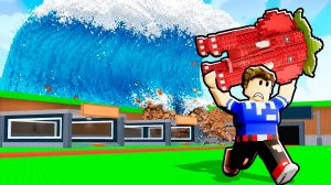 СПАСИ БРЕЙНРОТА ОТ ЦУНАМИ В РОБЛОКС