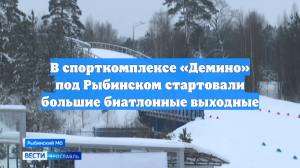 В спорткомплексе «Демино» под Рыбинском стартовали большие биатлонные выходные