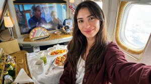 Впервые в жизни лечу первым классом