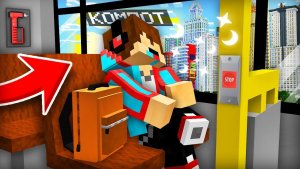 Я ПОТЕРЯЛСЯ В ГОРОДЕ ЖИТЕЛЕЙ В МАЙНКРАФТ | Компот Minecraft