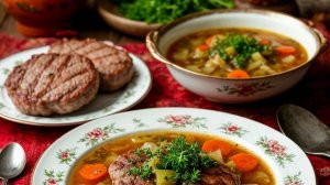 Жизнь в деревне: Приготовила еды. Вот так получилось, вкусно