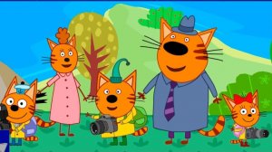 Три Кота Мультфильм Отдых на воде