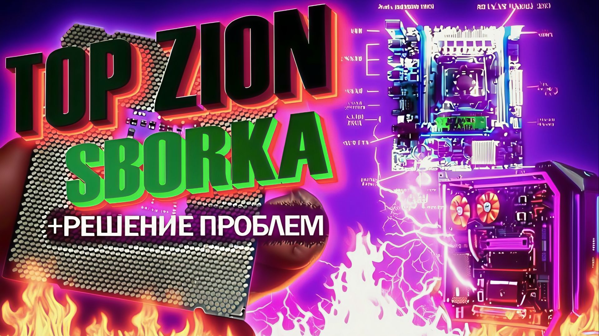 ULTRA-МОЩНЫЙ МОНСТР на ZION: Сборка ПК за 5к + устранение проблем! смотреть онлайн