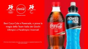 Coca-Cola e Powerade - Partner mondiale dei Milano-Cortina 26