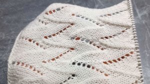 Ветер перемен - Оригинальный Ажурный узор спицами