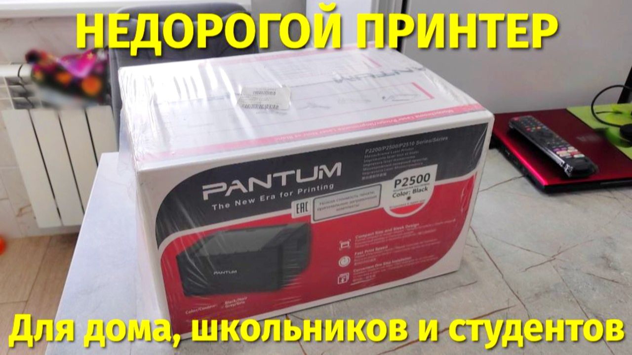 Недорогой дешевый принтер для дома, школьника и студента Pantum P2500 смотреть онлайн