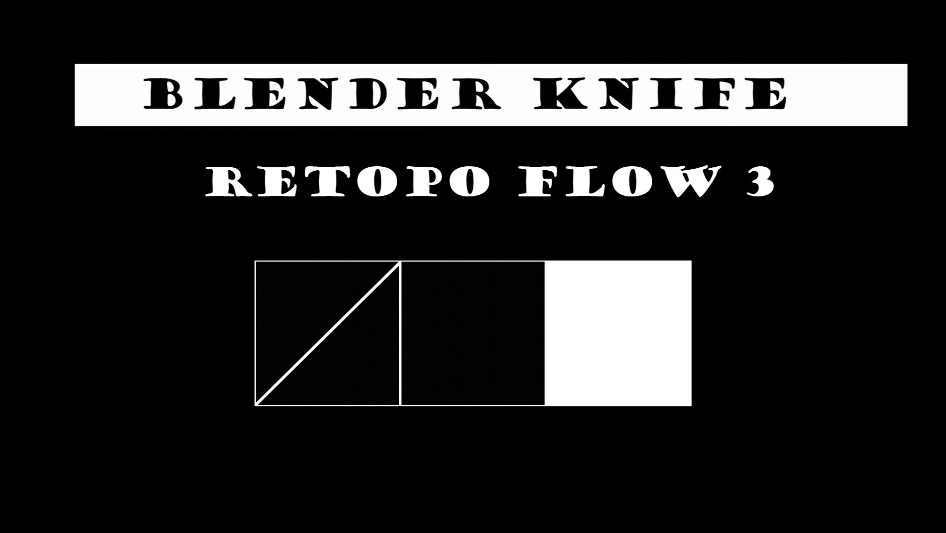 Аддон Retopo Flow 3 для ретопологии в Blender. смотреть онлайн