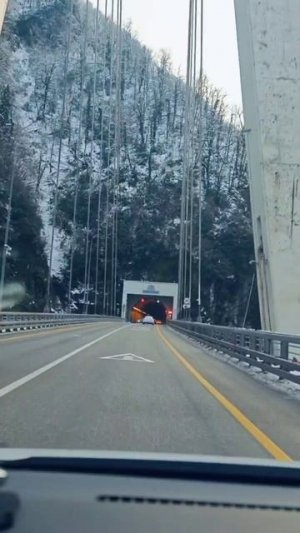 Дорога с красной поляны #адлер