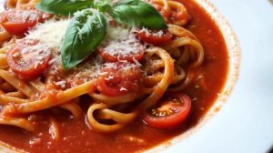 СПАГЕТТИ В ТОМАТНОМ СОУСЕ