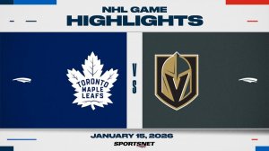 16.01.2026 | ОБЗОР МАТЧА | Вегас Голден Найтс - Торонто Мэйпл Лифс | Highlights