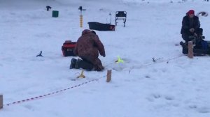 поимка форели