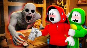 Джей Джей и Майки сбегают из киоска с шаурмой в Roblox! Анимация Роблокс