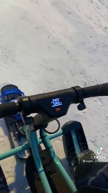 982.Снегокат на двигателе