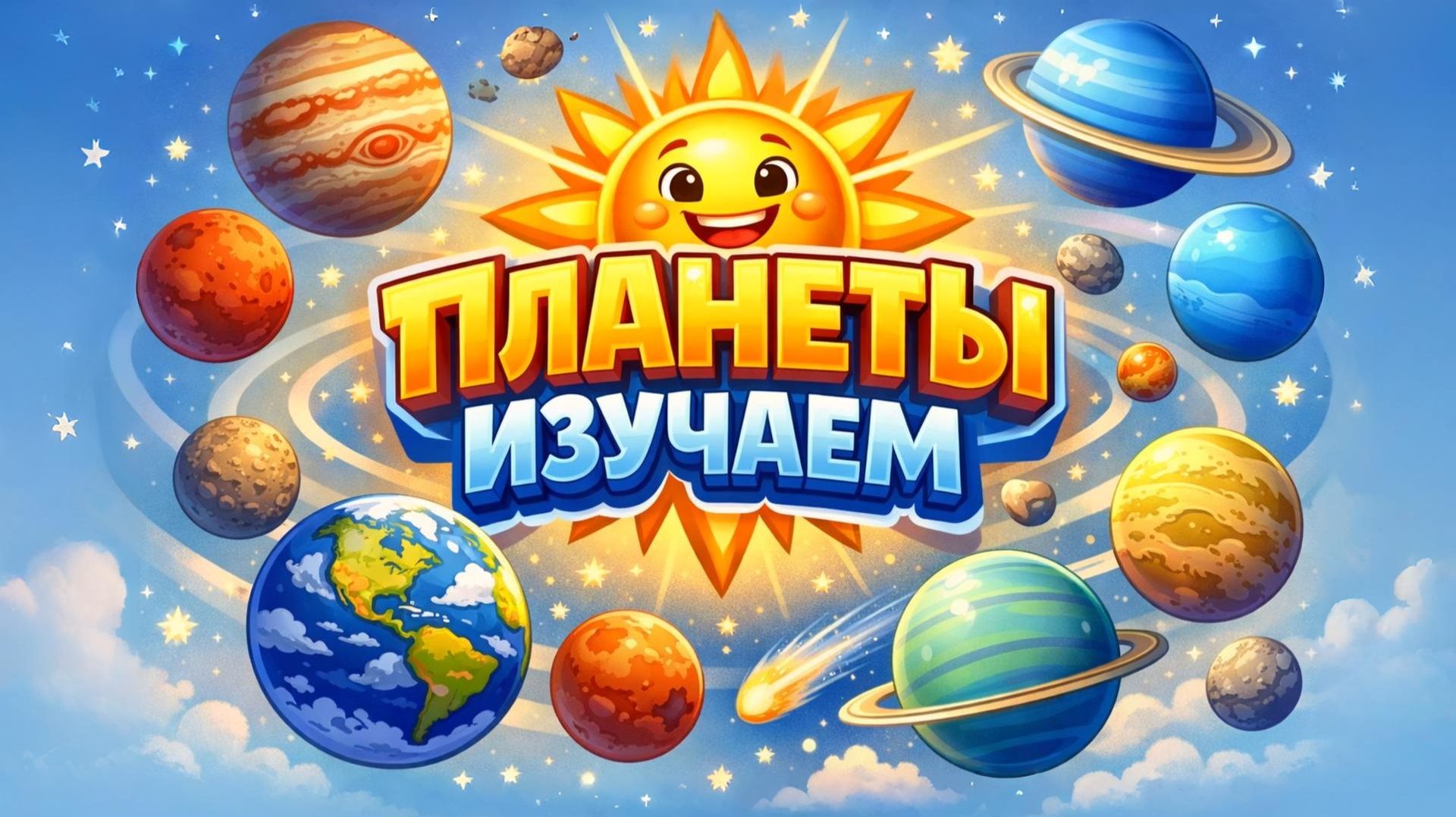 УЧИМ ПЛАНЕТЫ ПОД ПЕСЕНКУ смотреть онлайн