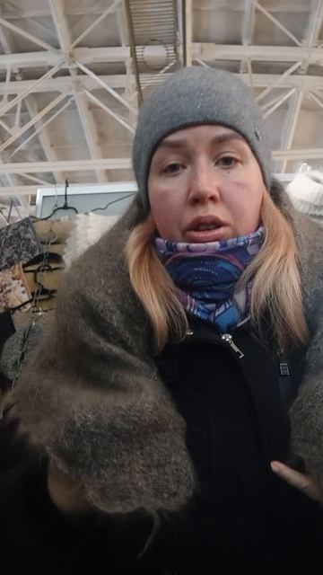 Косыночка из козьего пуха. смотреть онлайн